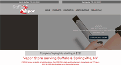 Desktop Screenshot of buffalovapor.com